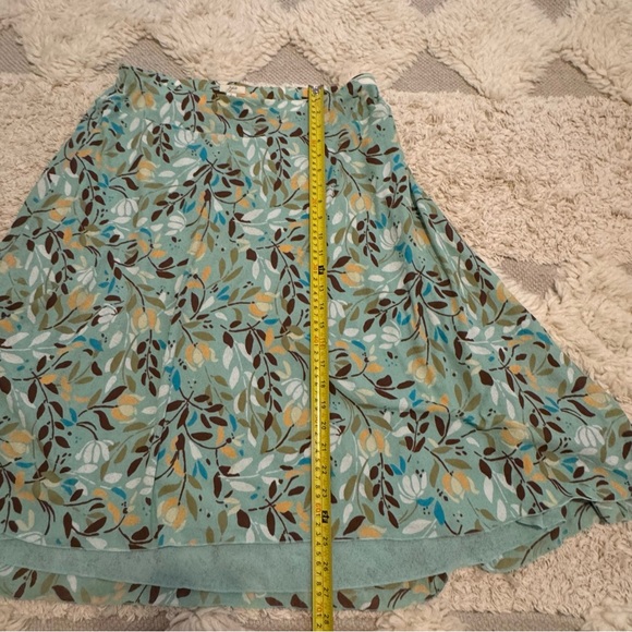 J. Jill 2-piece Stretch Skirt/blouse , size Large floral print - Picture 7 of 12